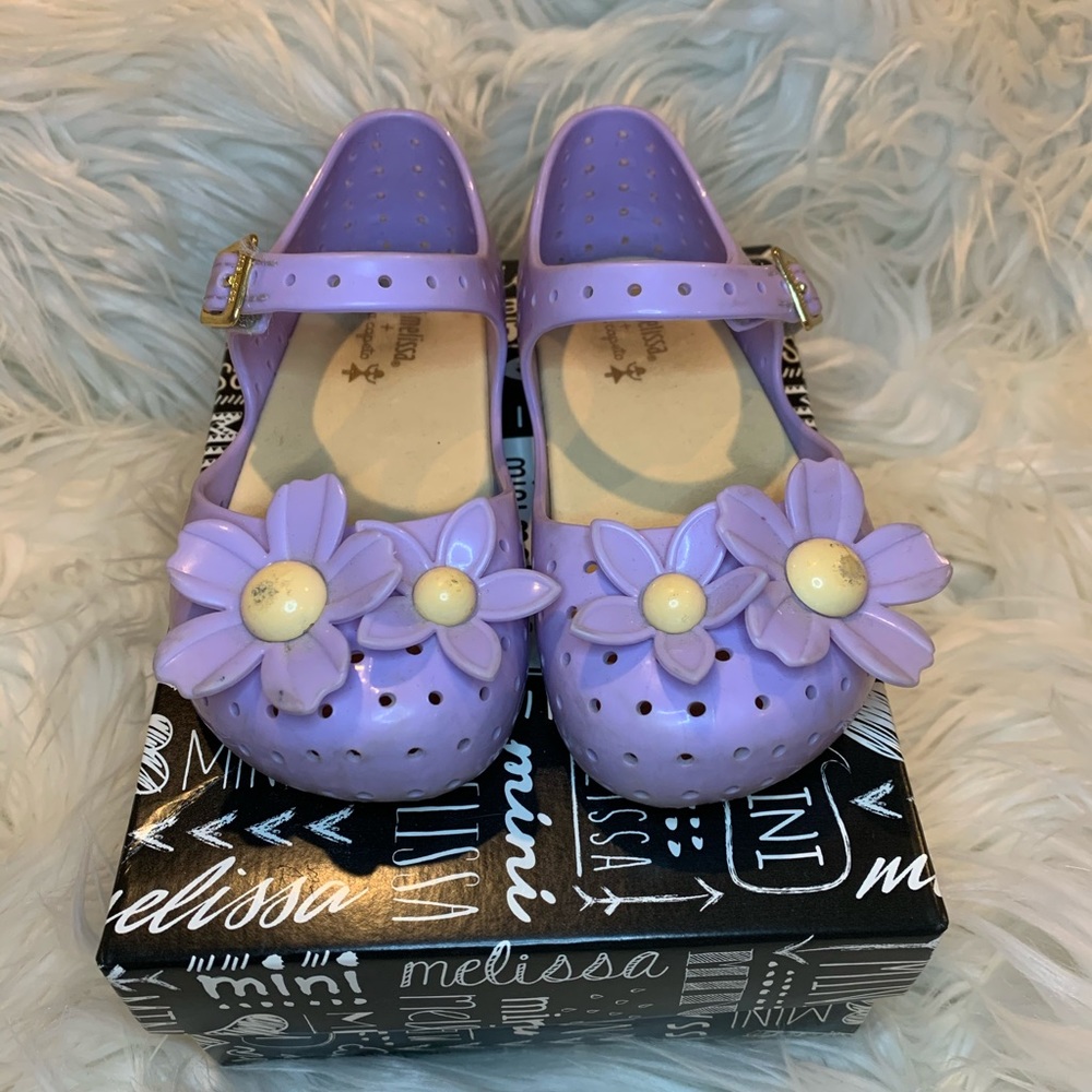 Mini Melissa Shoes. Size 8.